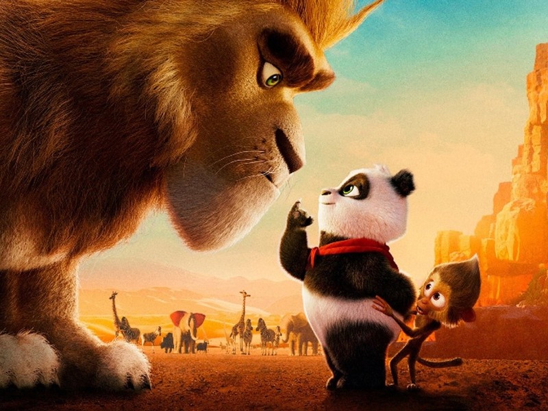 Slika - Panda u Africi